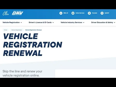 Idaho DMV online registration renewal system