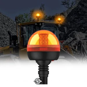 Idaho farm tractor on public road with flashing amber lights