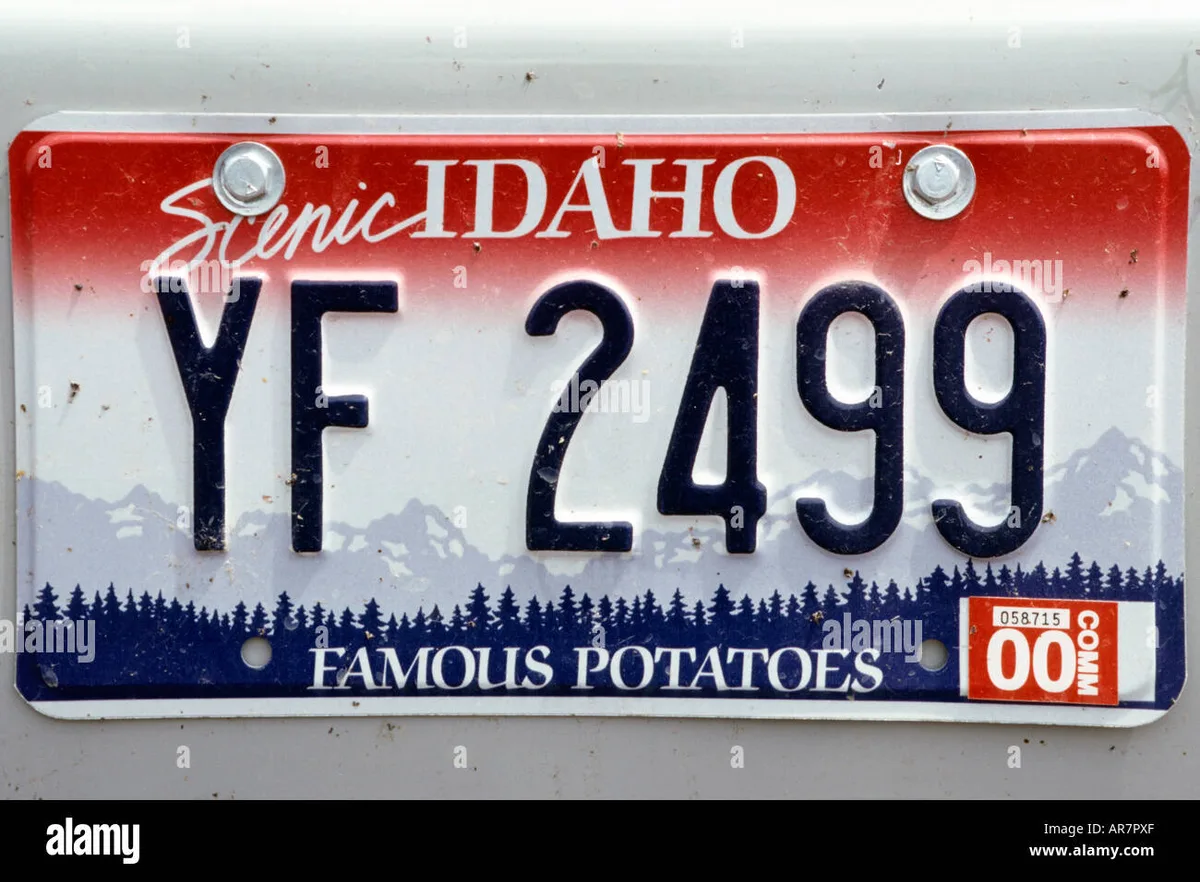 Idaho license plate