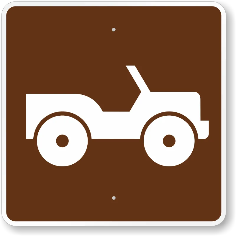 Idaho OHV trail sign