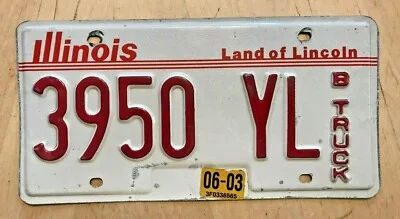 Illinois B-truck license plate
