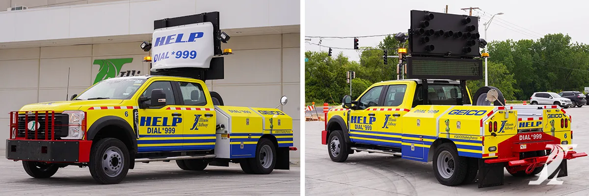 Illinois Tollway emergency roadside assistance and H.E.L.P. truck services