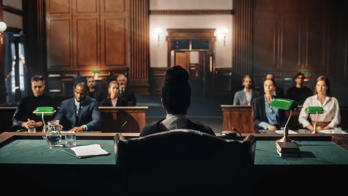 Illinois traffic courtroom administrative hearing