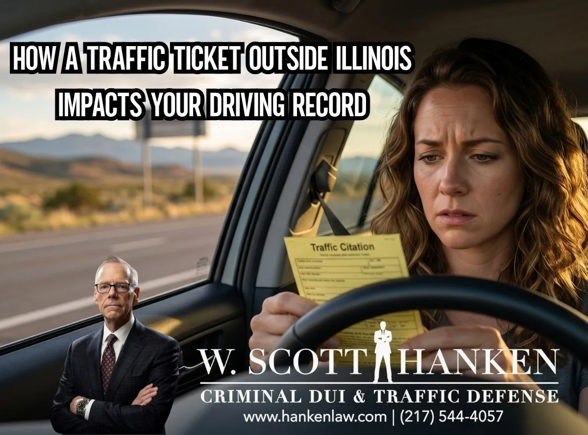 Illinois traffic ticket for Scott's Law
