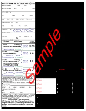 Illinois traffic violation fine notice