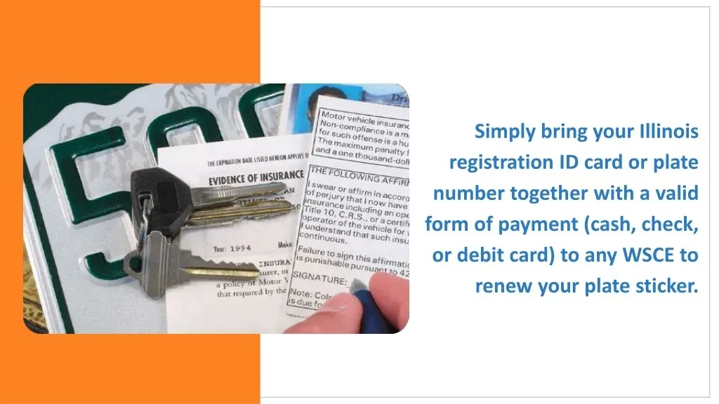 Illinois vehicle registration renewal form