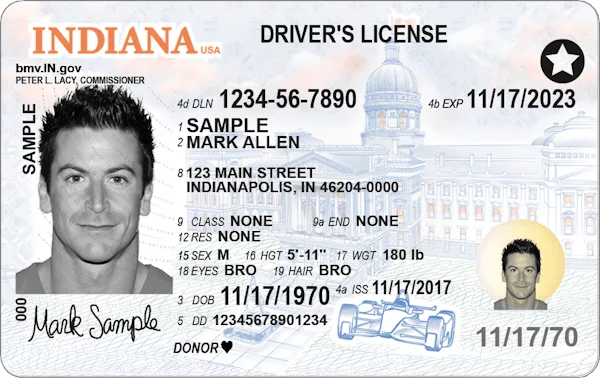 Indiana BMV points system for traffic violations