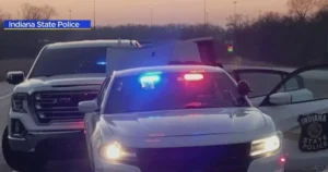 Indiana move over law for emergency vehicles and stationary recovery trucks