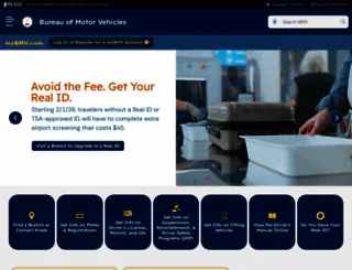 Indiana myBMV online portal