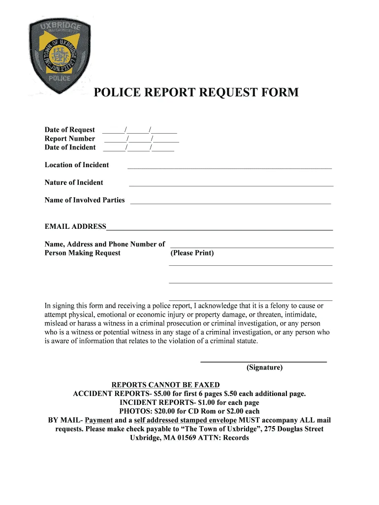 Indiana police report request online