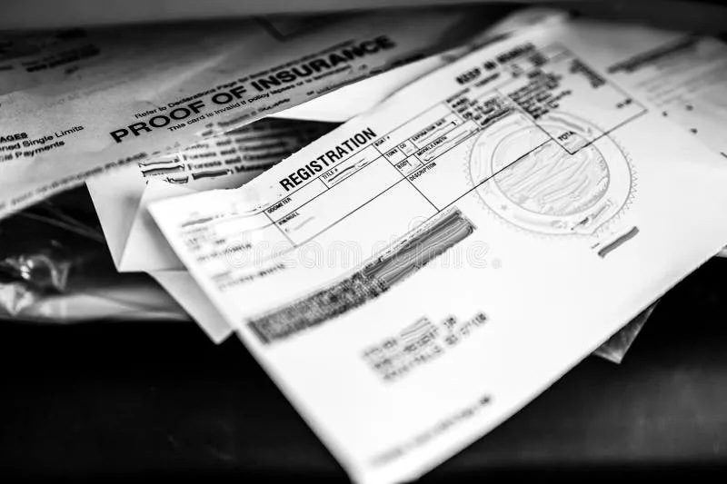 Indiana vehicle registration documents