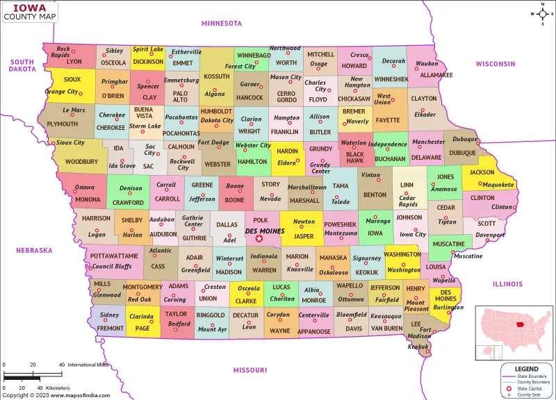 Iowa county sheriff jurisdiction
