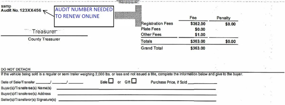 Iowa County Treasurer office registration desk