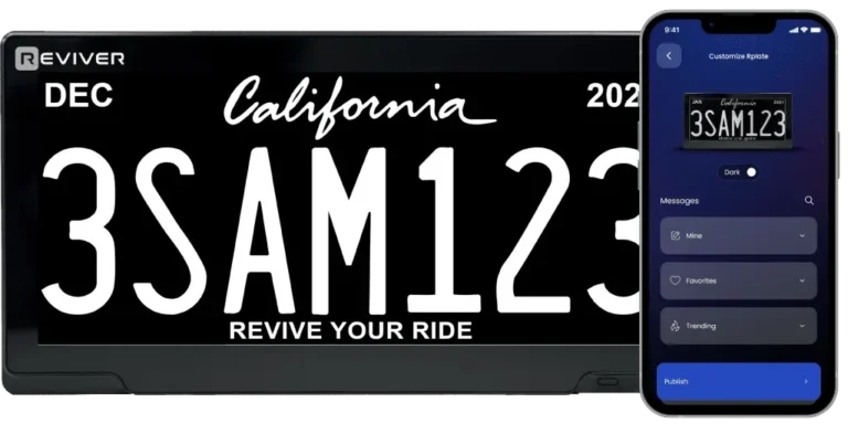 Iowa digital license plate pilot program and Reviver plate legality