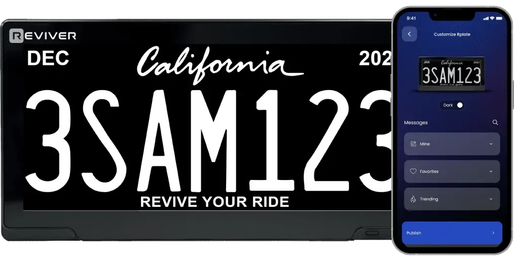 Iowa digital license plate pilot program and Reviver plate legality