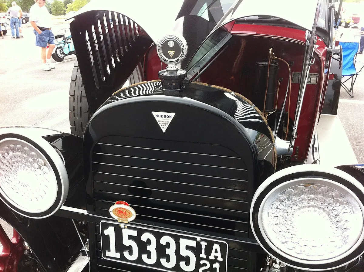 Iowa license plate with visible state name