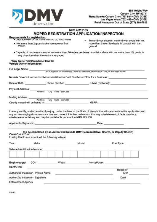 Iowa moped safety certification and manufacturer certificate of origin