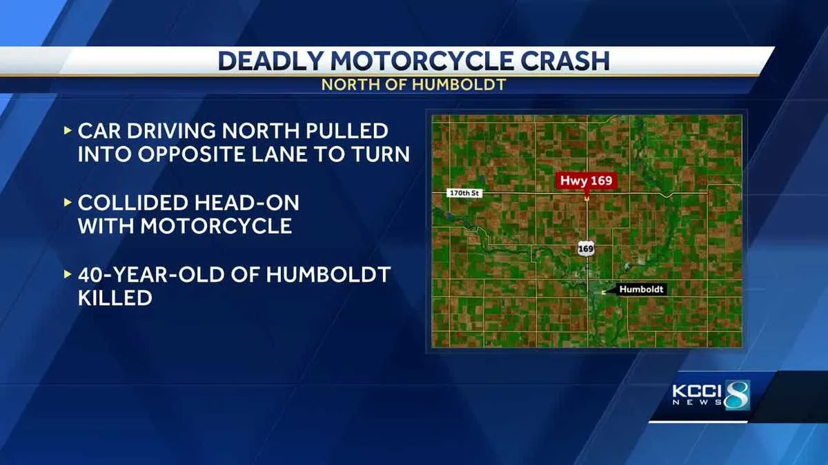 Iowa motorcycle crash statistics 2023