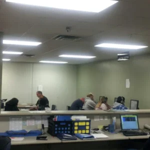 Kansas DMV voter registration desk