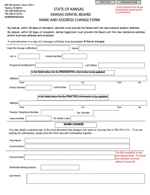 Kansas DOV online portal screenshot