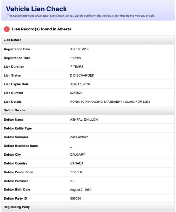 Kansas lien status check