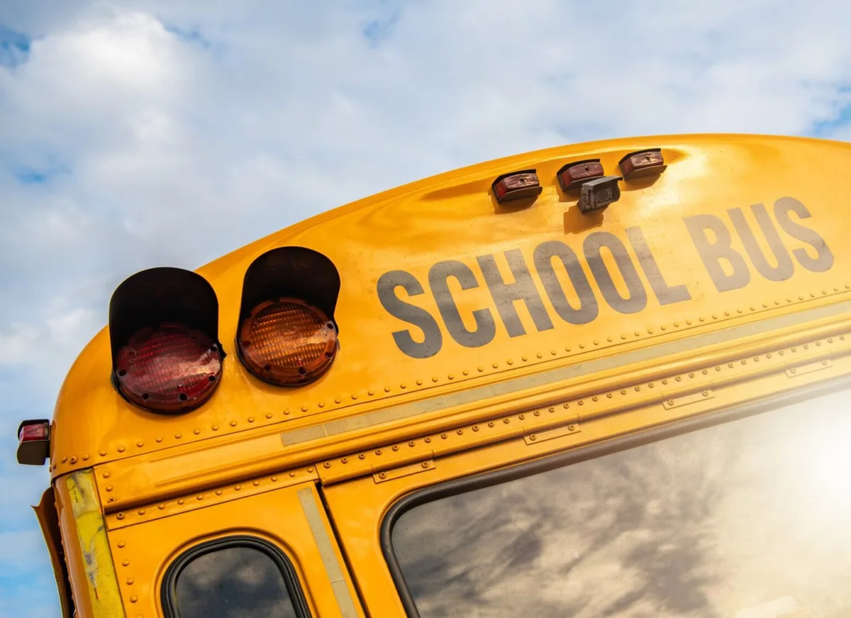 Kansas traffic violation fine notice for passing school bus