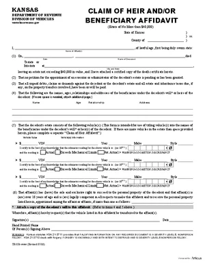 Kansas vehicle title transfer