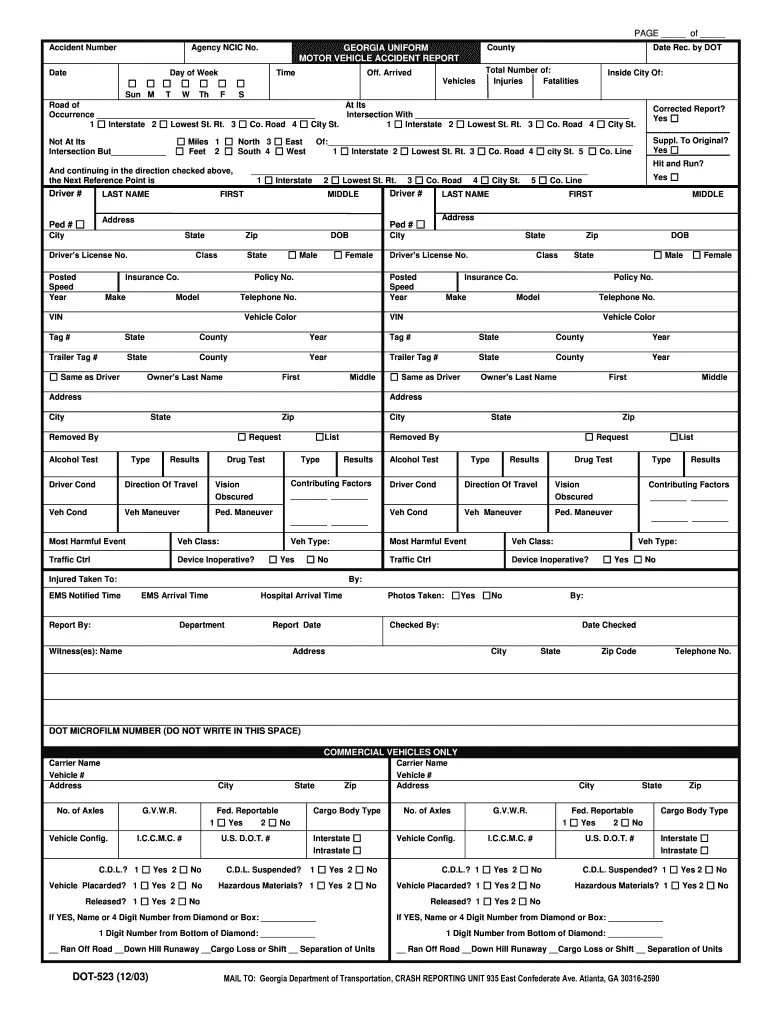 Kentucky accident report form