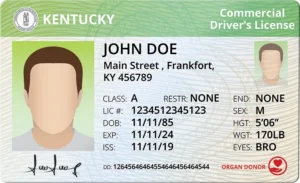 Kentucky commercial driver license