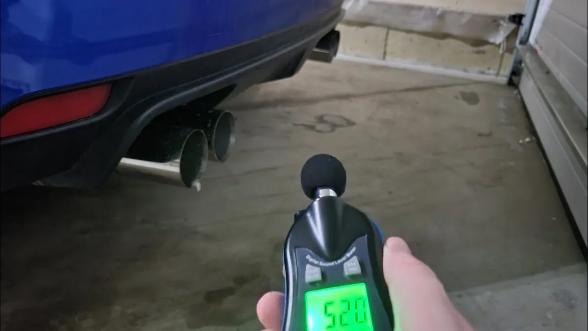 Kentucky exhaust noise limit