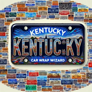 Kentucky license plate display rules