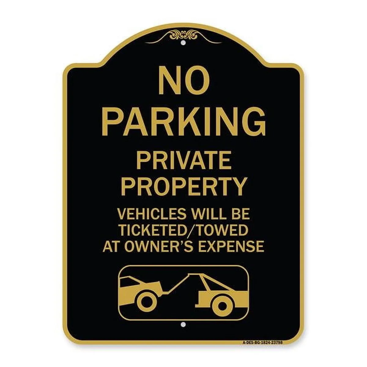 Kentucky private property no parking sign