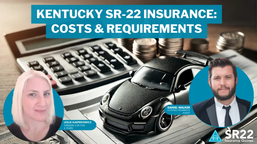 Kentucky SR-22 insurance form