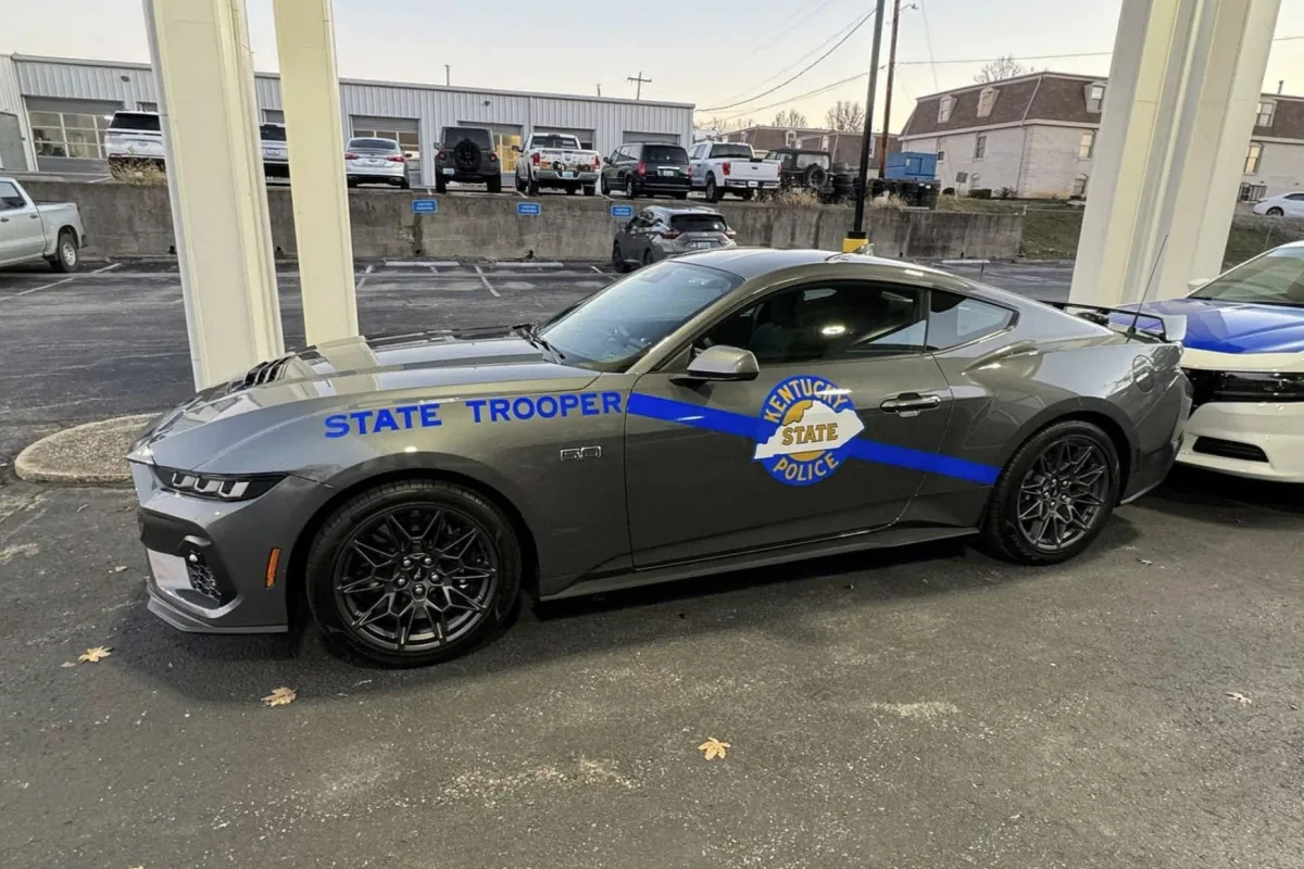 Kentucky State Police vehicle inspection