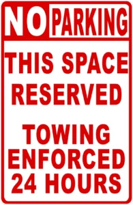 Kentucky towing laws signage requirement
