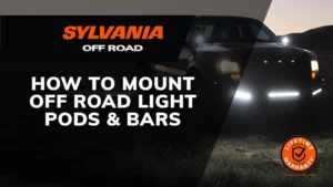 Louisiana auxiliary lights and off-road light bars cannot be used on public highways in a manner that creates unsafe glare