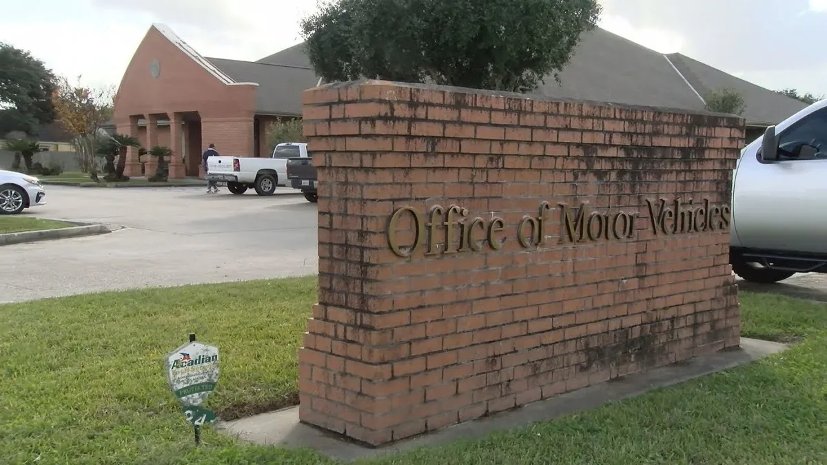 Louisiana OMV office interior