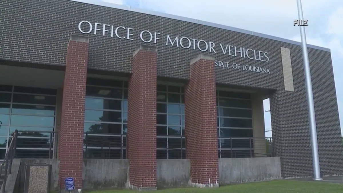 Louisiana vehicle registration late fee notice
