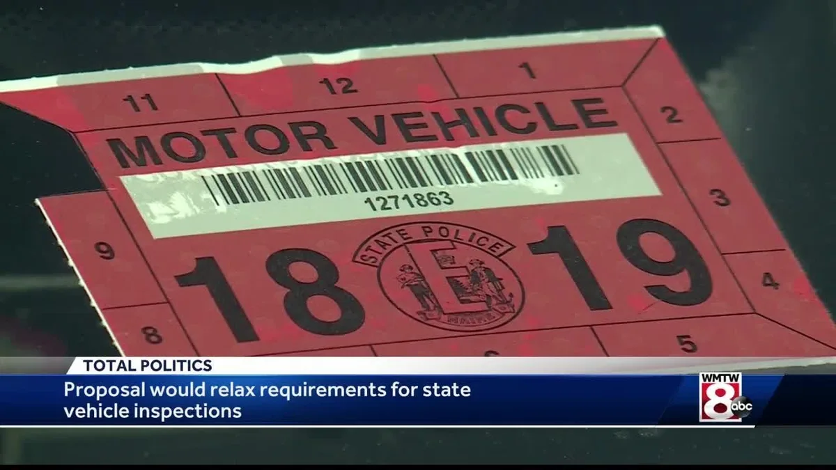 Maine BMV inspection sticker