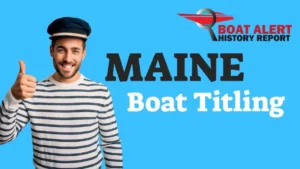 Maine boat registration at BMV office