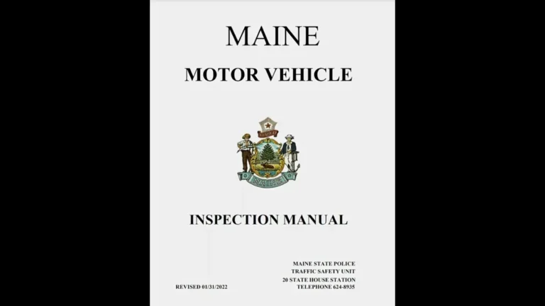 Maine brake tag inspection station