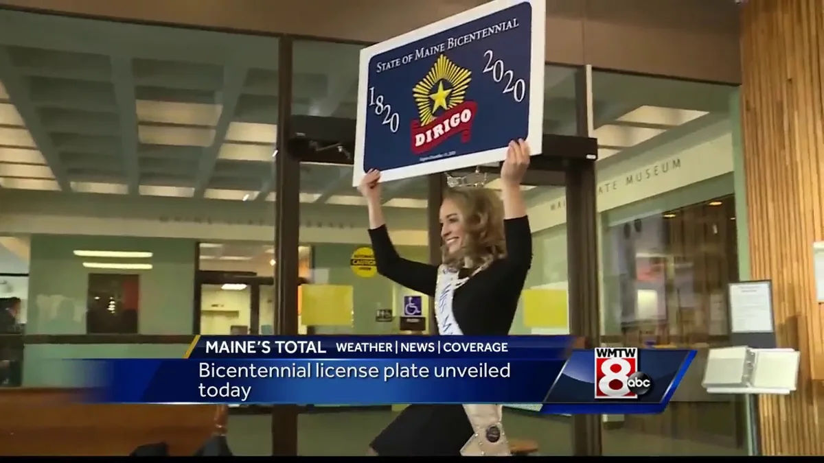 Maine disability license plate