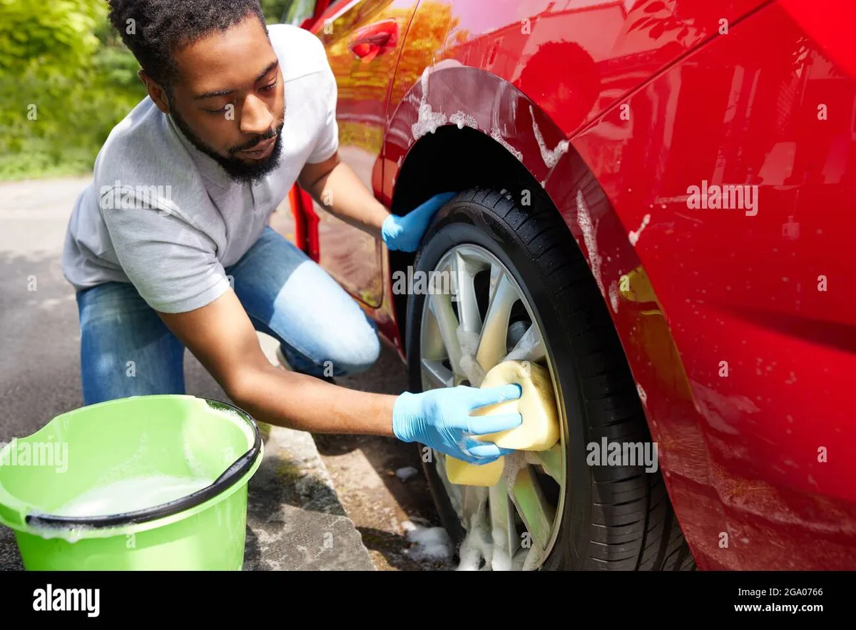 manual car wash process