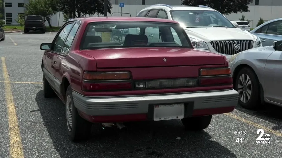 Maryland passenger car registration fee chart