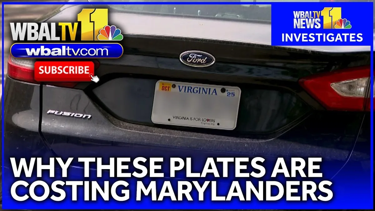 Maryland specialty license plates examples