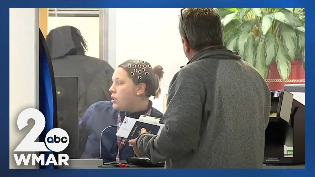Maryland vehicle registration documents