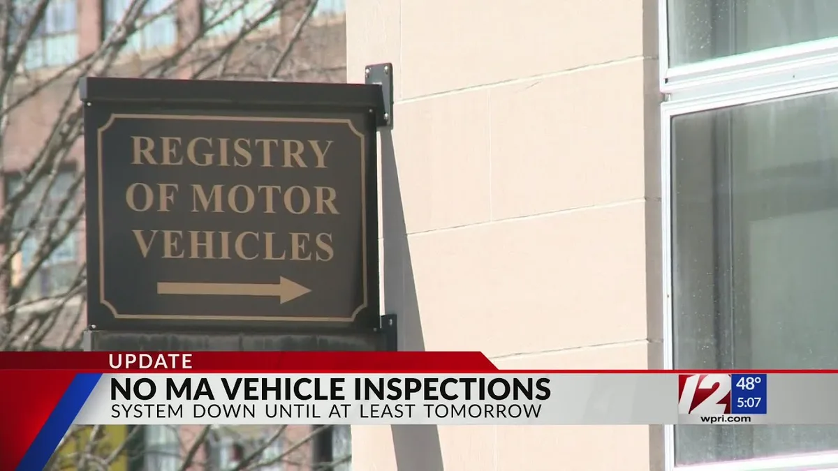 Massachusetts emissions inspection sticker