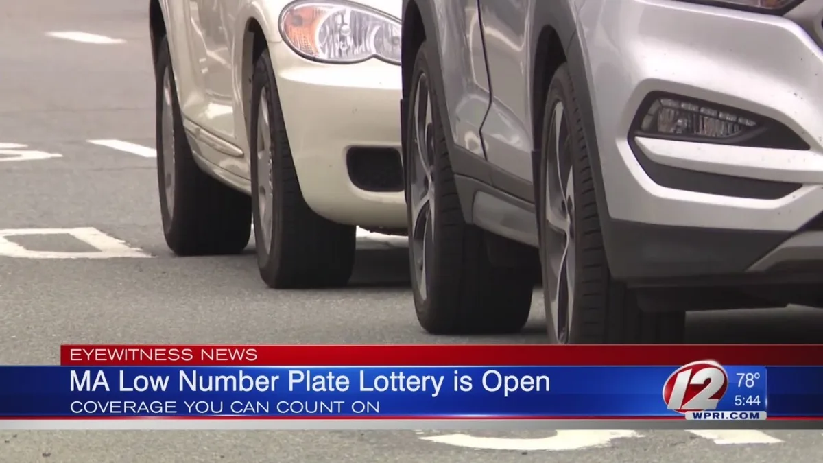 Massachusetts license plate application form