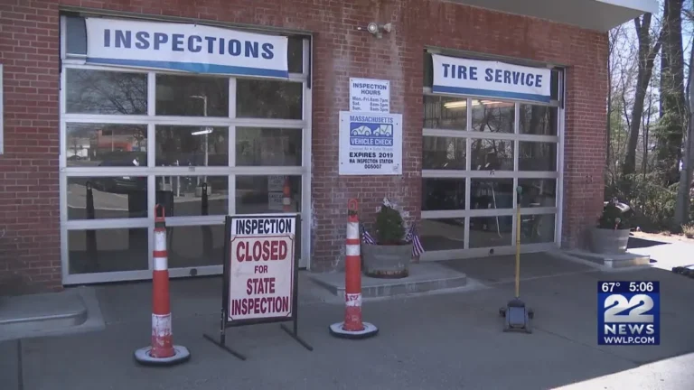 Massachusetts vehicle emission testing station