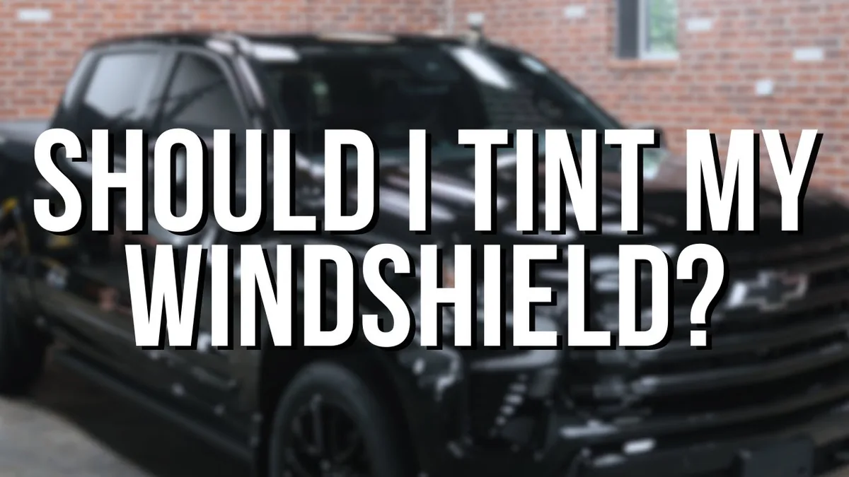 Massachusetts windshield tint 6 inch strip